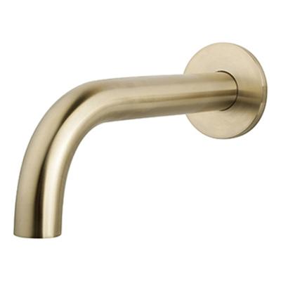 Wiesbaden Caral inbouw uitloop 20 cm messing geborsteld messing PVD Wiesbaden Caral inbouw uitloop 20 cm messing geborsteld messing PVD