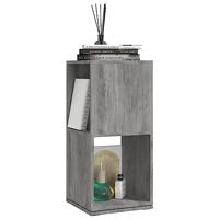 Draaikast 34,5x34,5x147,5 cm spaanplaat betongrijs - thumbnail