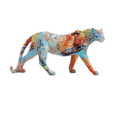 Decoratieve figuren DKD Home Decor 29,5 x 8,5 x 15 cm Luipaard Multicolour Modern Decoratieve figuren DKD Home Decor 29,5 x 8,5 x 15 cm Luipaard Multicolour Modern