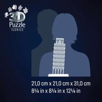 Ravensburger Iconics 3D puzzel Toren van Pisa met licht - 216 stukjes - thumbnail