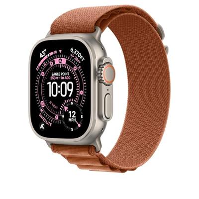 Apple Watch Band - Alpine Loop - 49 mm - Terracotta - Medium