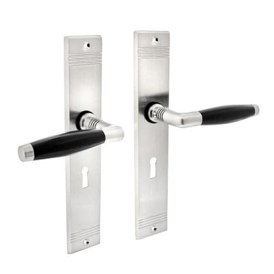 Intersteel Deurklink Ton basic schild mat nikkel sleutelgat 56mm