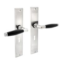 Intersteel Deurklink Ton basic schild mat nikkel sleutelgat 56mm - thumbnail