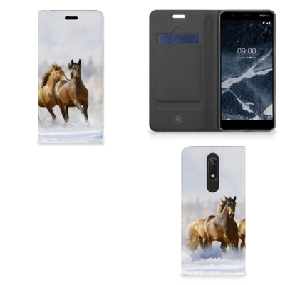 Nokia 5.1 (2018) | Hoesje maken | Paarden