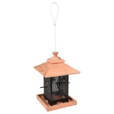 Flamingo voedersilo leya hout noten Flamingo voedersilo leya hout noten