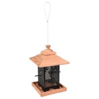 Flamingo voedersilo leya hout noten - thumbnail