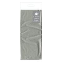 Vlieger, Zijdepapier Zilverkleur, 5st. - thumbnail