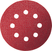 Bosch Accessoires Schuurblad Ø125mm | G180WP | 8 Gaten | Velc | 5 stuks - 2609256A26 - thumbnail