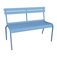 Fermob Luxembourg tuinbank met rugleuning Maya blue - thumbnail