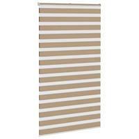 Zebra Blind 135x200 cm stofbreedte 130,9 cm polyester zandbruin - thumbnail