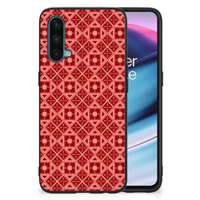 OnePlus Nord CE 5G Back Case Batik Rood OnePlus Nord CE 5G Back Case Batik Rood