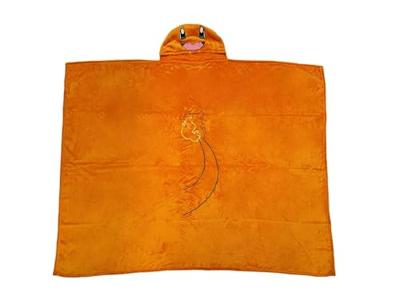 3D Hooded Blanket - POKEMON - Charmander - 120 x 150 cm - Ultrazacht - Kleurrijk