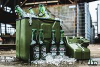 Jerrycan Giftbox 20L - Groen - Unieke Opbergdoos - Stoere Stalen Jerrycan - Multifunctioneel Cadeau - Originele Opberger - thumbnail