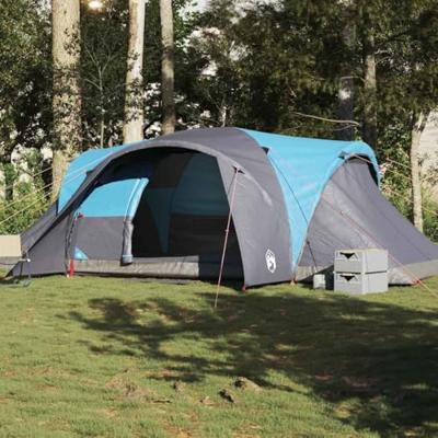 VidaXL Koepeltent 6-persoons waterdicht blauw VidaXL Koepeltent 6-persoons waterdicht blauw