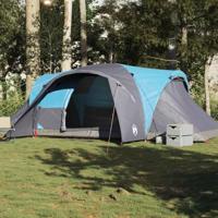 VidaXL Koepeltent 6-persoons waterdicht blauw - thumbnail