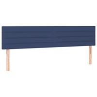 Bedframe zonder matras 120x190 cm stof blauw - thumbnail
