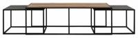 DTP Home Salontafel 'Cosmo' Teakhout, Set van 3 stuks - thumbnail