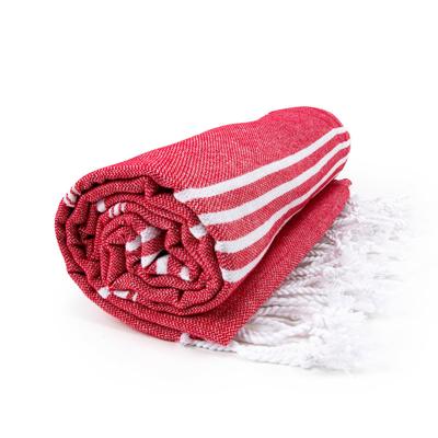 The One Towelling Hamamdoek Rood/Wit
