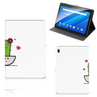 Lenovo Tab E10 Hippe Tablet Hoes Cactus Glad - thumbnail