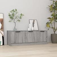 Tv-meubel 102x35x36,5 cm bewerkt hout grijs sonoma eikenkleurig - thumbnail