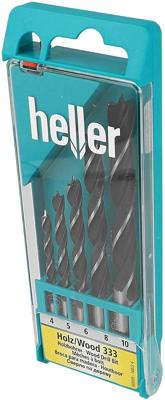 Heller houtspiraalborenset 4,5,6,8,10mm