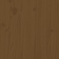 Middenbanken met kussens 2 st massief grenenhout honingbruin - thumbnail