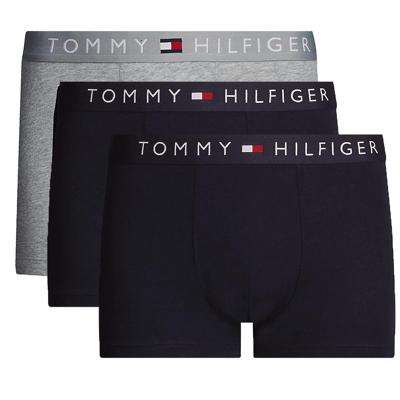 Tommy Hilfiger boxers - trunk 3-pack blauw-grijs