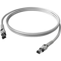 EasyLan VarioBoot patchkabel Cat.6A, S/FTP, grijs, 7,5 m - thumbnail