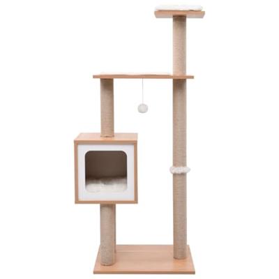 VidaXL Kattenkrabpaal met sisal krabmat 123 cm