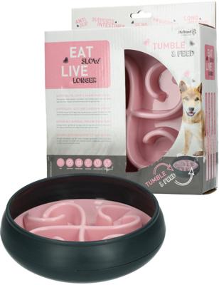 Eat Slow Live Longer Tumble Feeder Pink Eat Slow Live Longer Tumble Feeder Pink