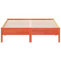 Bedframe massief grenenhout wasbruin 120x200 cm - thumbnail