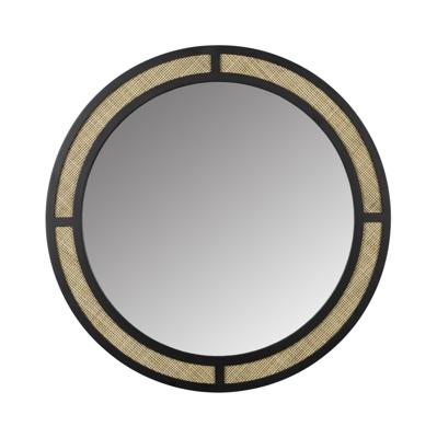 ZILT Ronde Spiegel 'Bressan' Rotan, 76cm