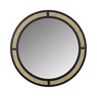 ZILT Ronde Spiegel 'Bressan' Rotan, 76cm - thumbnail