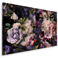 Schilderij - Verzameling van prachtige rozen, premium print, eyecatcher - thumbnail