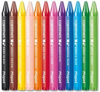 Maped waskrijt Color&apos;Peps Wax, doos van 12 stuks in geassorteerde kleuren - thumbnail