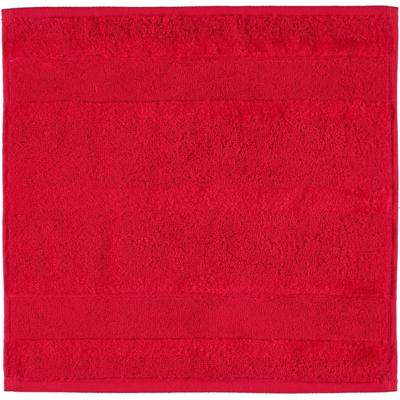 Cawö Cawö Noblesse2 Uni Gezichtsdoekje 30x30 Rood