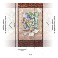 Livingwalls The Wall II - Bruin - Stenen Muur - 392411 - thumbnail