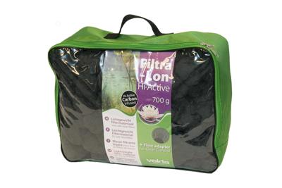 Velda vijverfiltermateriaal filtra-lon hi-active 700 g zwart