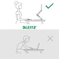 Leitz Ergo Multi-Winkel Laptopstandaard In hoogte verstelbaar - thumbnail