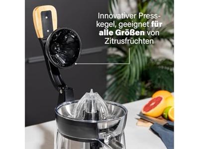 Princess 201862 Citruspers Pure Zwart/Hout