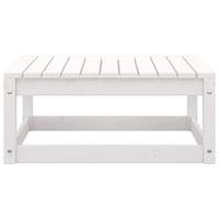 2-delige Loungeset massief grenenhout wit - thumbnail