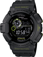 Horlogeband Casio G-9300GY / 10388870 Kunststof/Plastic Antracietgrijs 20mm - thumbnail