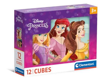 Clementoni blokpuzzel disney prinses, 12st. - thumbnail