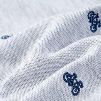 Kinderpoloshirt 104 gemleerd grijs Kinderpoloshirt 104 gemleerd grijs