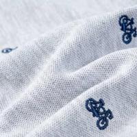 Kinderpoloshirt 92 gemleerd grijs - thumbnail