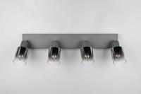 Trio 4-lichts plafondlampCadiz zwart - R81784042 - thumbnail