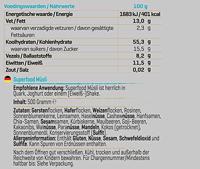 Superfood Muesli | Body & Fit | 1000 G - thumbnail