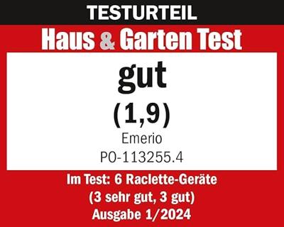 Emerio PO-113255.4 3in1 Pizzarette + 6 Pannetjes Terracotta Oranje/Zwart