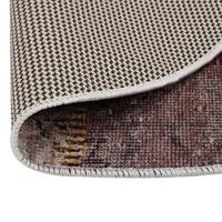 Vloerkleed wasbaar anti-slip 200 cm meerkleurig - thumbnail