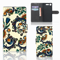 Wallet Case Sony Xperia XZ1 Barok Flower - thumbnail